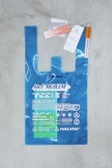 A2Z™  AtoZ MUSEUM® × BODYSONG.  PVC bag Skyblue
